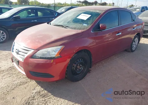 2015 Nissan Sentra Fe+ S/S/Sl/Sr/Sv from USA, damaged, VIN 3N1AB7AP2FL650806